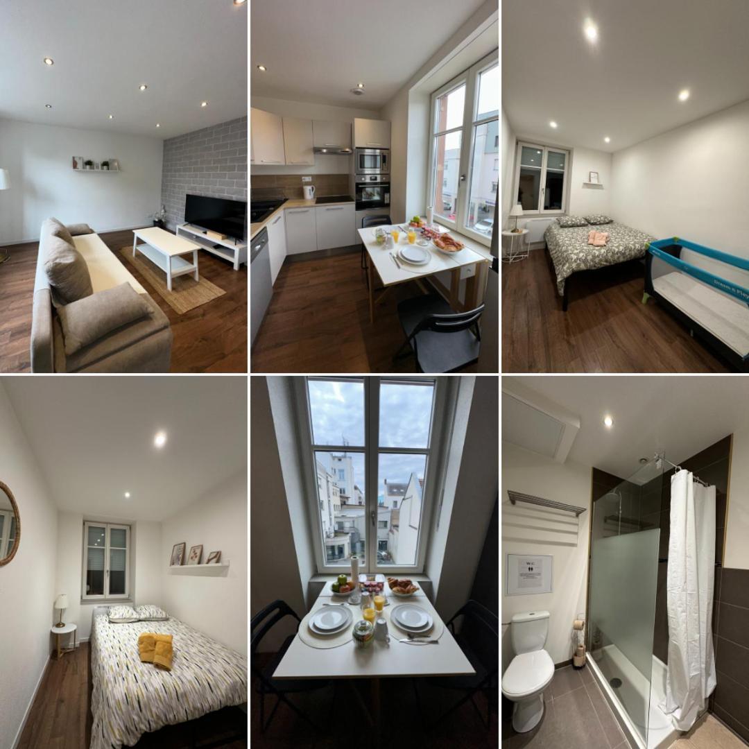 # Le 3 # Joli Appartement T3 Mulhouse Centre, Neuf, Calme Et Tout Equipe מראה חיצוני תמונה
