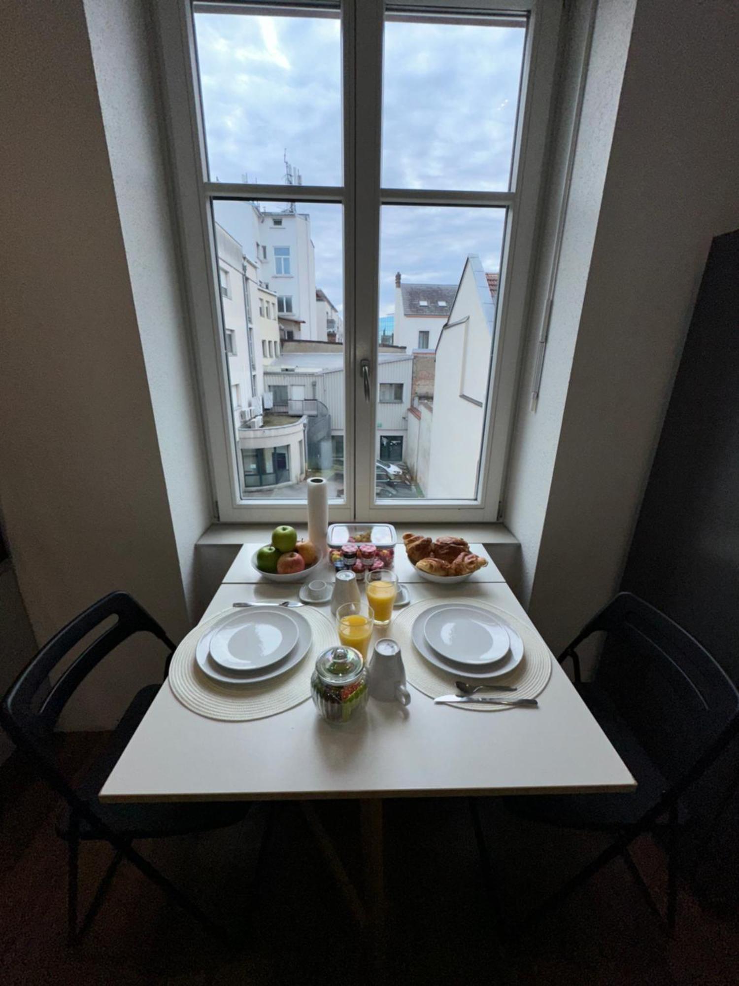 # Le 3 # Joli Appartement T3 Mulhouse Centre, Neuf, Calme Et Tout Equipe מראה חיצוני תמונה